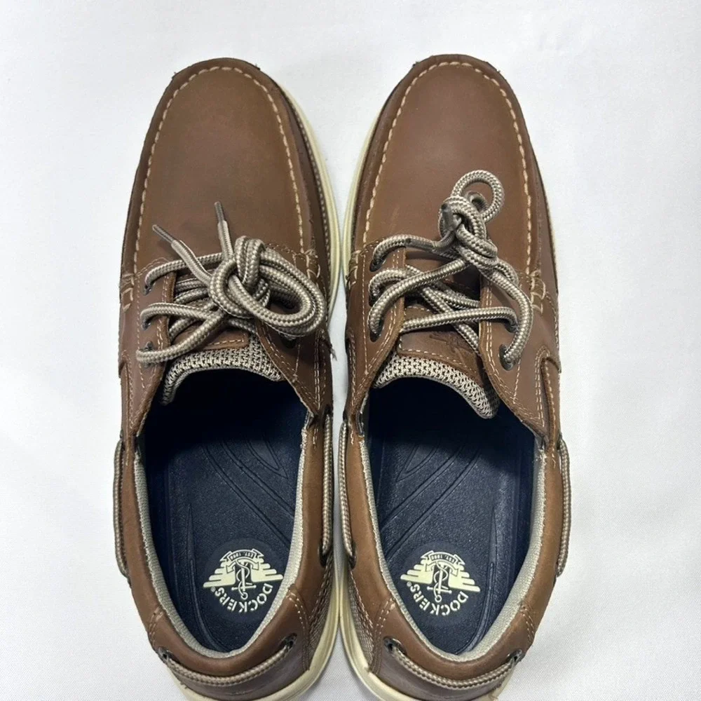 Dockers Mens Beacon Genuine Leather Shoes US 9.5M Casual‎